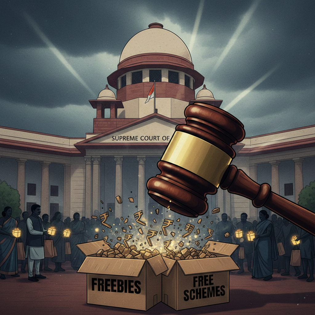 मुफ्त की योजनाओं पर सुप्रीम कोर्ट की कड़ी फटकार: