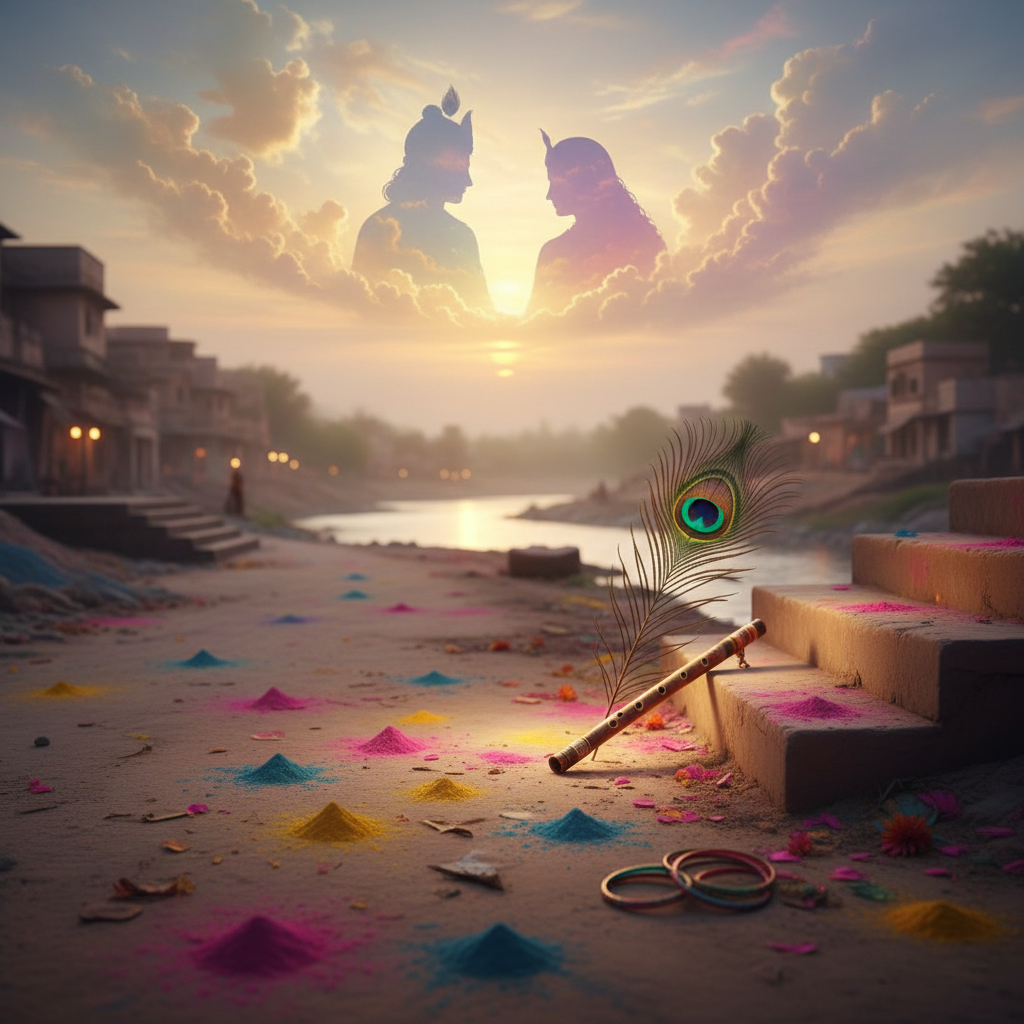 राधा के बिना कृष्ण की होली और कृष्ण के बिना राधा की होली