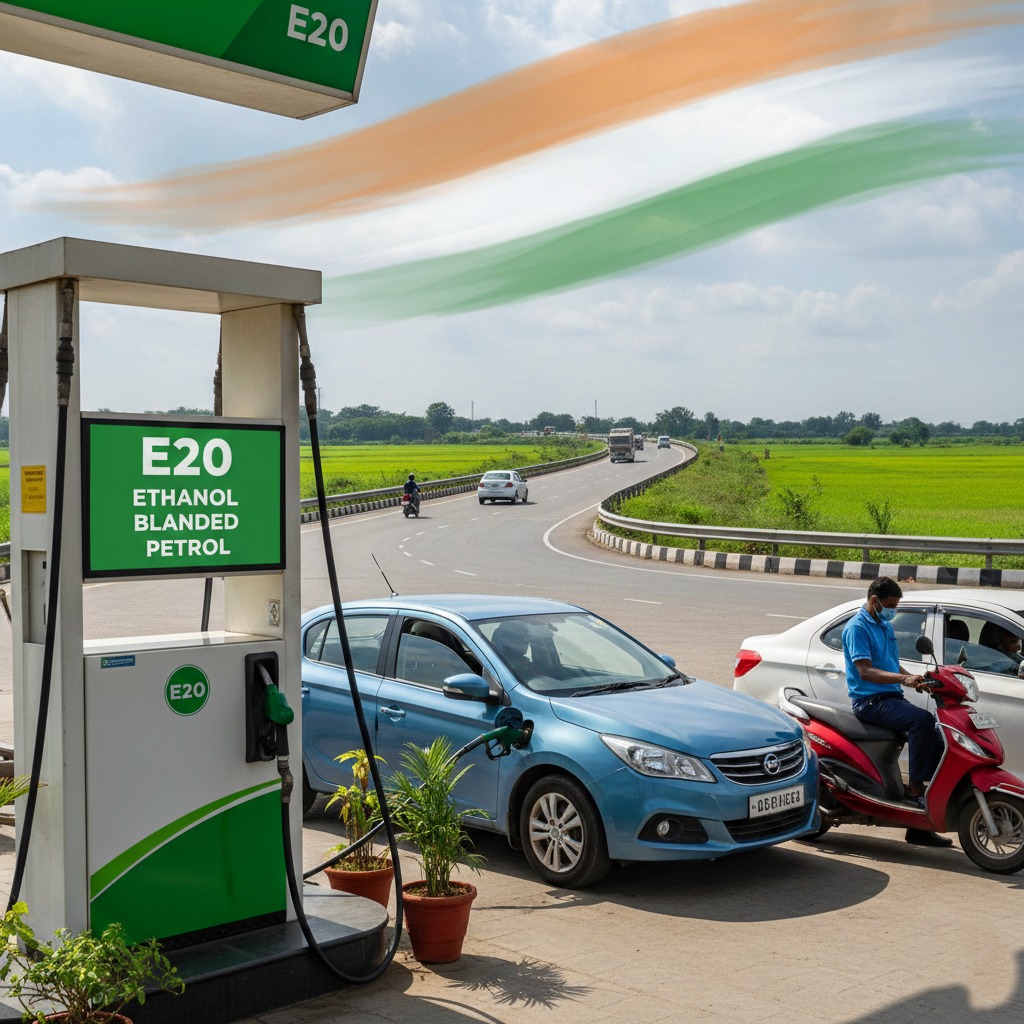1 अप्रैल से E20 पेट्रोल : क्या है भारत सरकार का बड़ा फैसला, आम जनता और वाहनों पर क्या पड़ेगा असर?