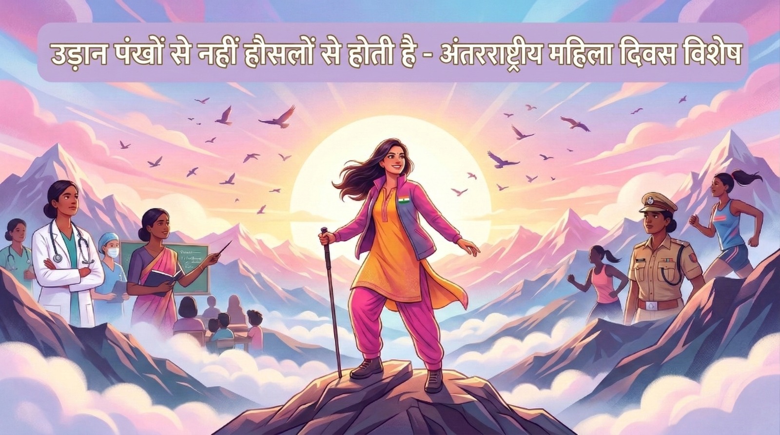उड़ान पंखों से नहीं, हौसलों से होती है : अंतरराष्ट्रीय महिला दिवस विशेष
