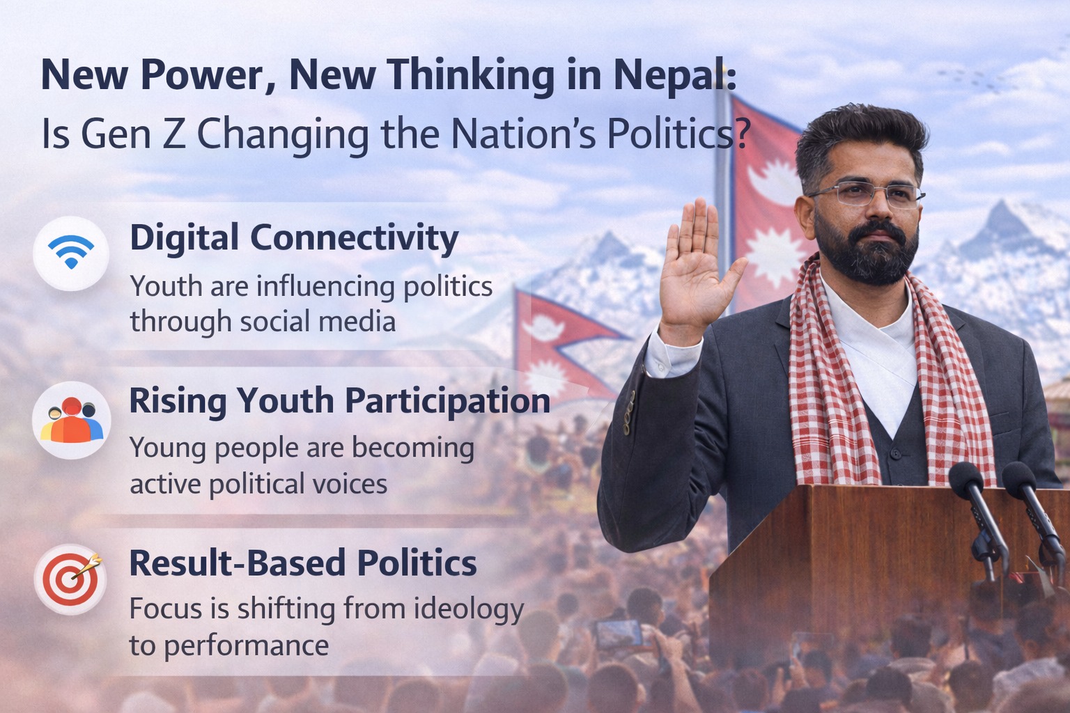 “नेपाल में पावर शिफ्ट: क्या Gen Z सोच लिखेगी राजनीति का नया अध्याय?”
