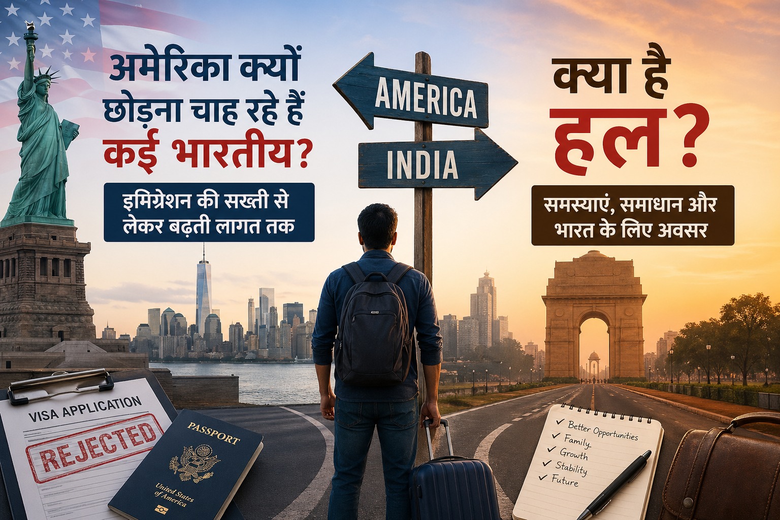 अमेरिका क्यों छोड़ना चाह रहे हैं कई भारतीय ?