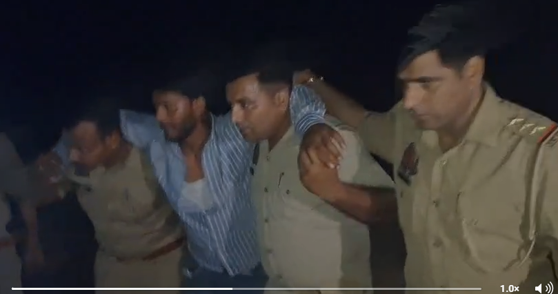 मुरादाबाद: कटघर में पुलिस–बदमाश मुठभेड़, वांछित आरोपी घायल, एक फरार