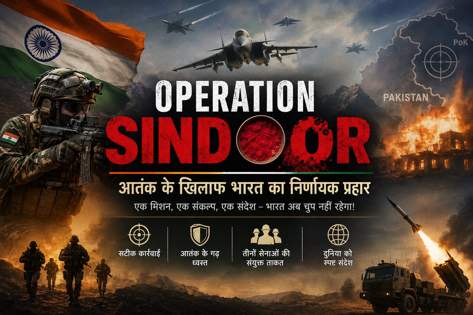 ऑपरेशन सिंदूर: आतंक के खिलाफ भारत का निर्णायक प्रहार, जिसने बदल दी रणनीति