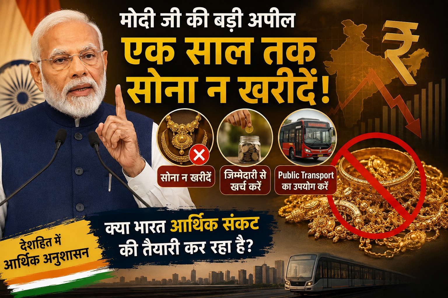 क्या भारत आर्थिक संकट की तैयारी कर रहा है ?