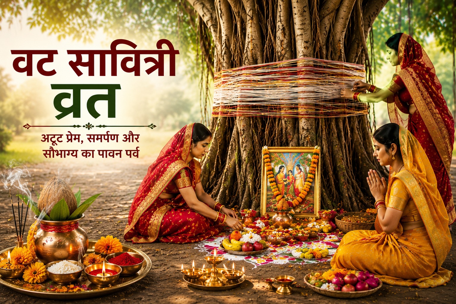 वट सावित्री व्रत: अखंड सौभाग्य और अटूट प्रेम का पर्व