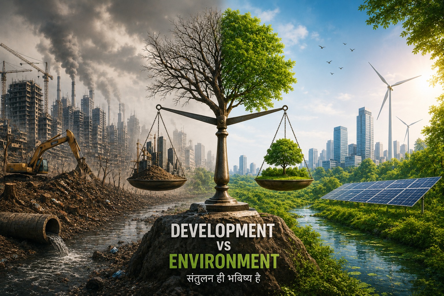 Development vs Environment: विकास की दौड़ या प्रकृति का संतुलन ?